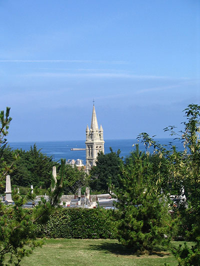 Vue sur la mer à Arromanches