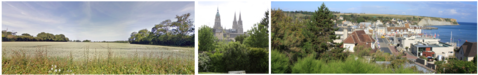 Montage de paysages de Bayeux Intercom